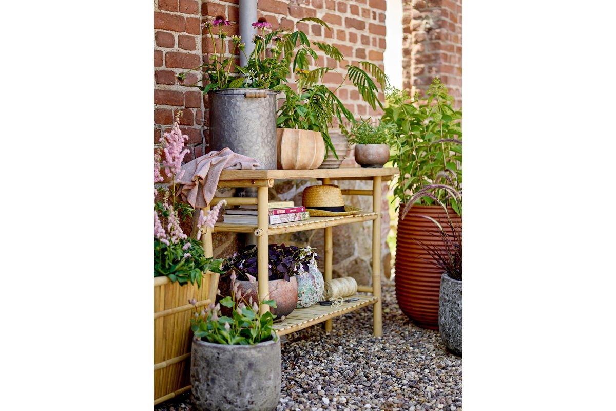 Flower Pot Set "Rustea" – Brown with Rust Effect (2-piece)