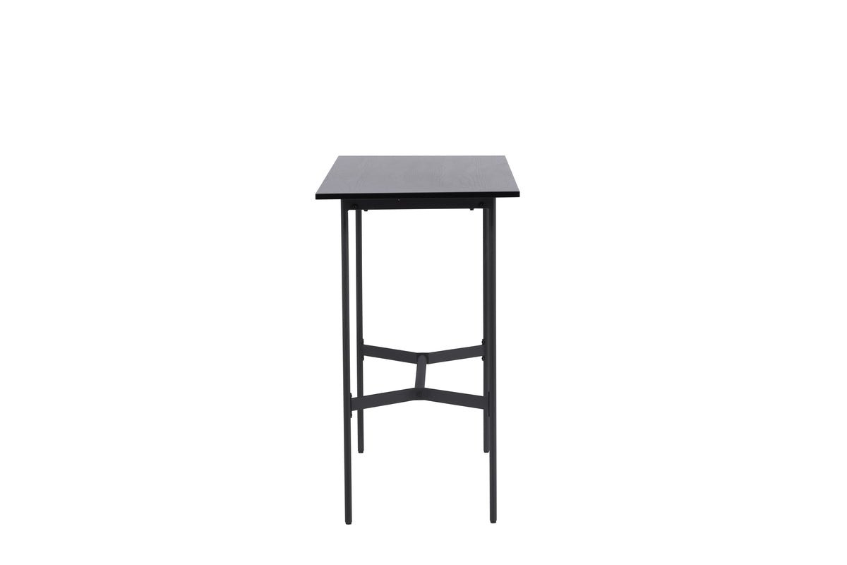 Dining table Maiko - with clean lines and black finish