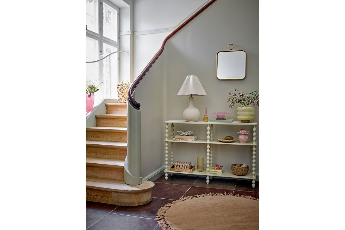 Console Table Elira – Delicate Look in Cream White Wood