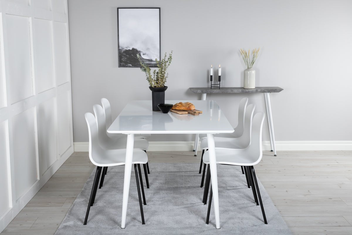 Dining table Lym - clear, bright design