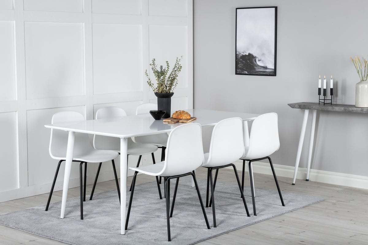 Dining table Lym - clear, bright design
