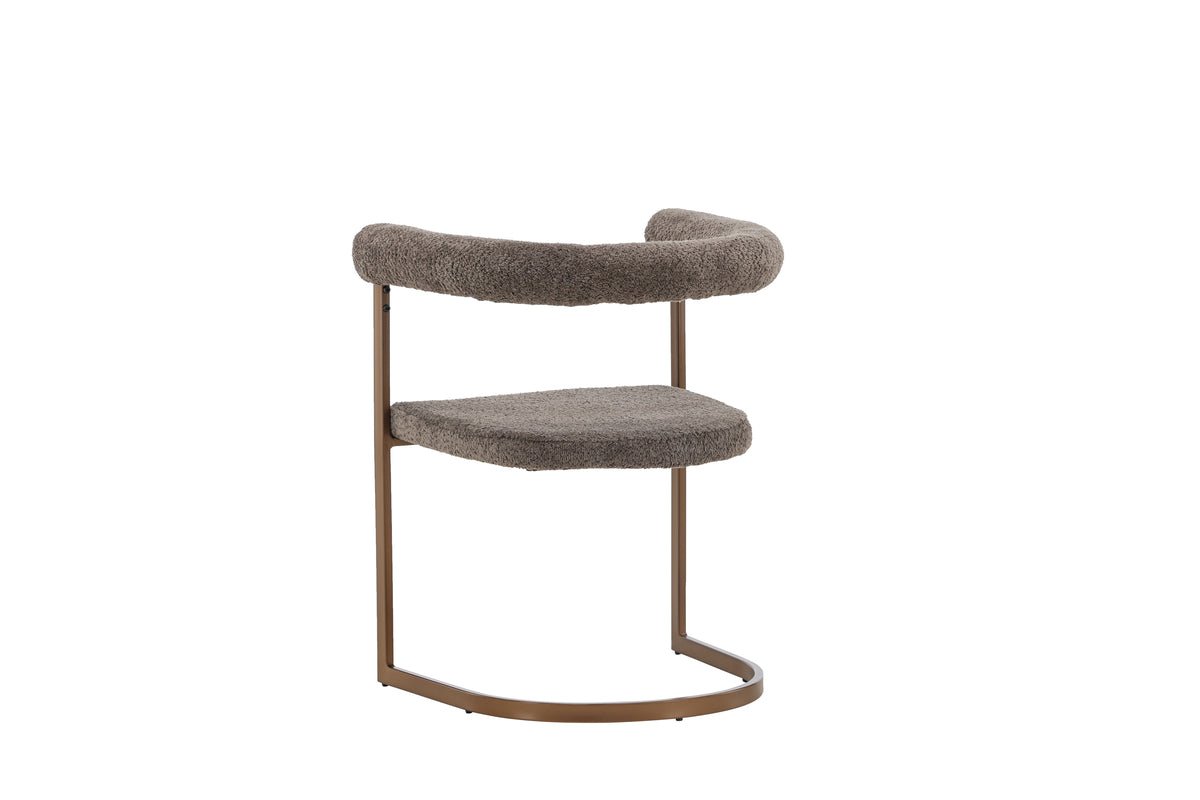2-piece set - Chair Paje with soft bouclé upholstery