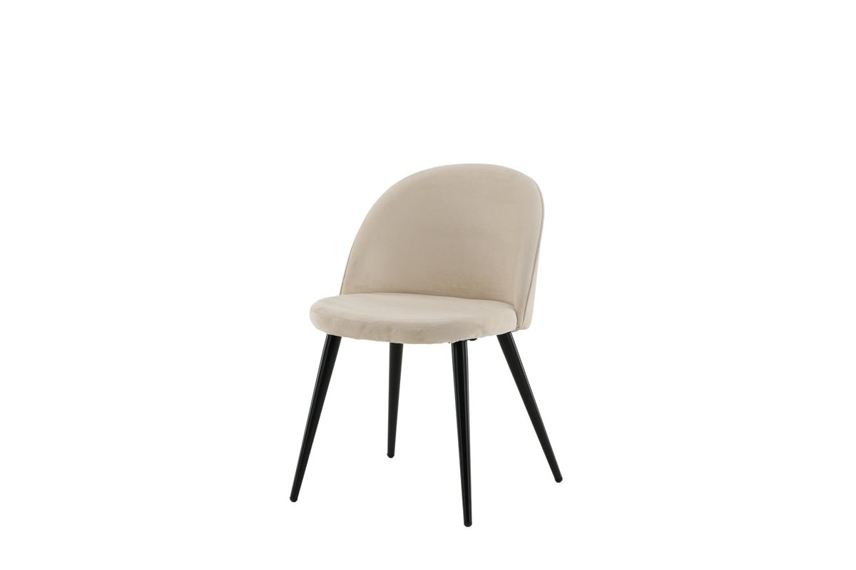 2-piece set - Chair Philipe with velvet in optionally 2 colors