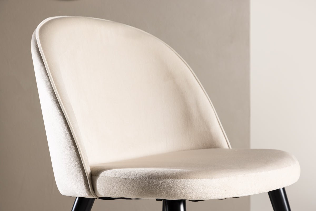 2-piece set - Chair Philipe with velvet in optionally 2 colors