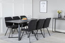 Dining table Waka - the decorative metal legs set a stylish accent
