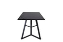 Dining table Waka - the decorative metal legs set a stylish accent
