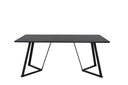 Dining table Waka - the decorative metal legs set a stylish accent