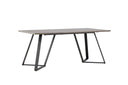 Dining table Waka - the decorative metal legs set a stylish accent