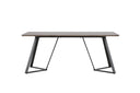 Dining table Waka - the decorative metal legs set a stylish accent