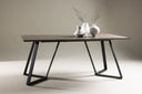 Dining table Waka - the decorative metal legs set a stylish accent