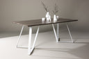 Dining table Waka - the decorative metal legs set a stylish accent