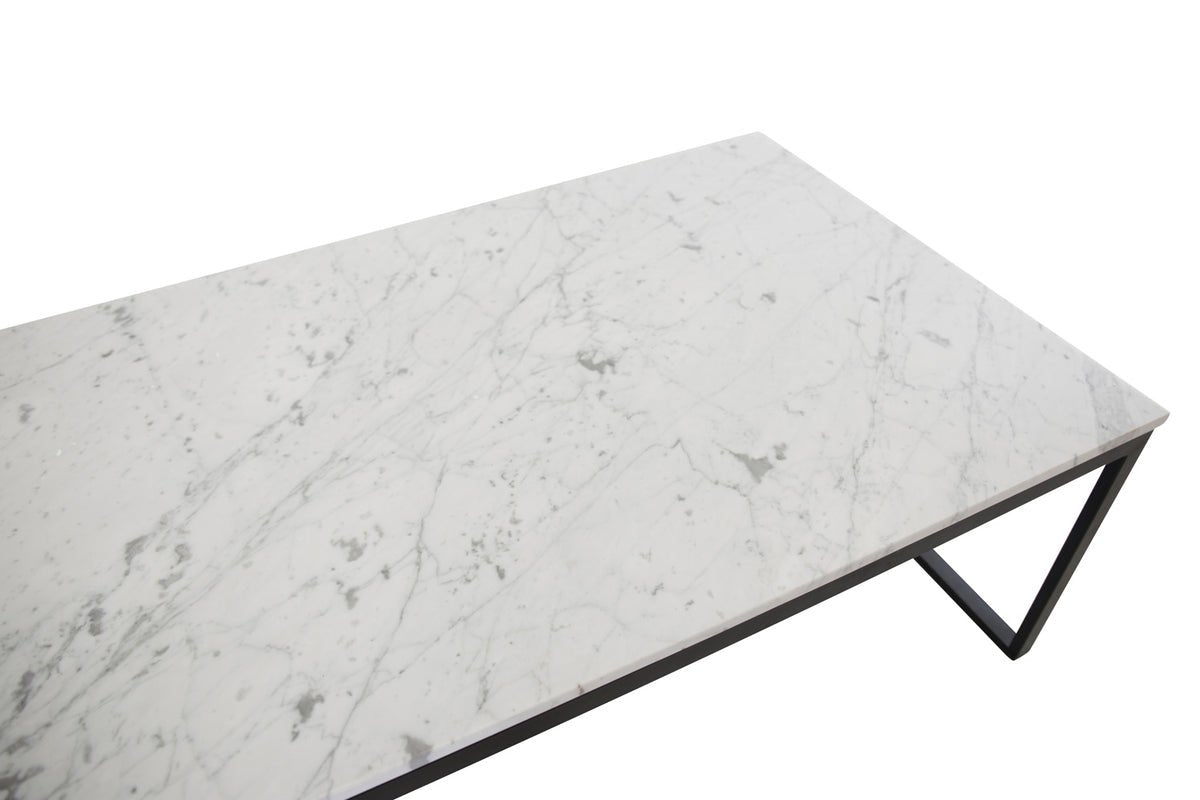 Coffee table Carola - with marble tabletop