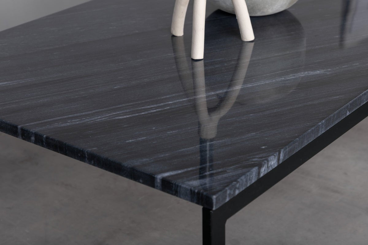 Coffee table Carola - with marble tabletop