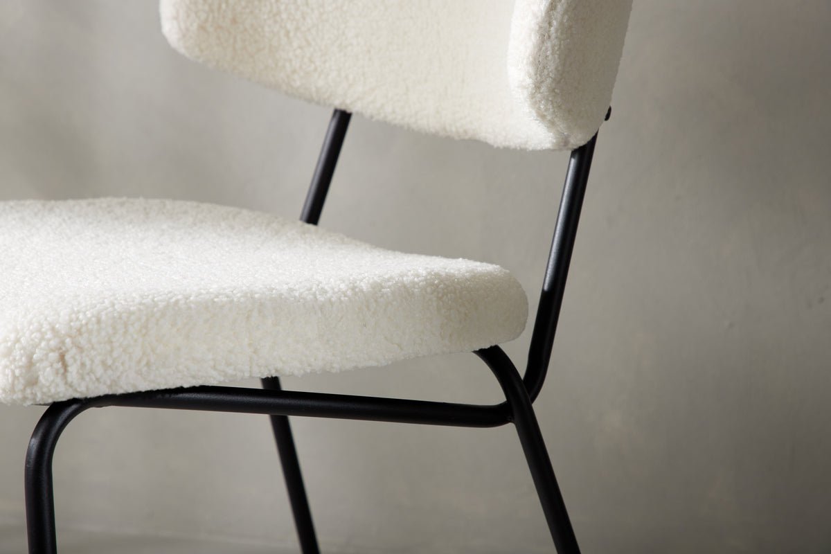 2-piece set - Antarctica chair with soft bouclé - fabric