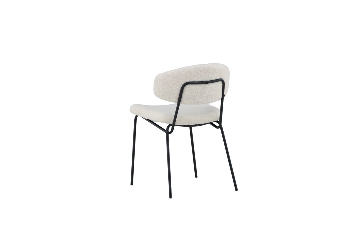 2-piece set - Antarctica chair with soft bouclé - fabric