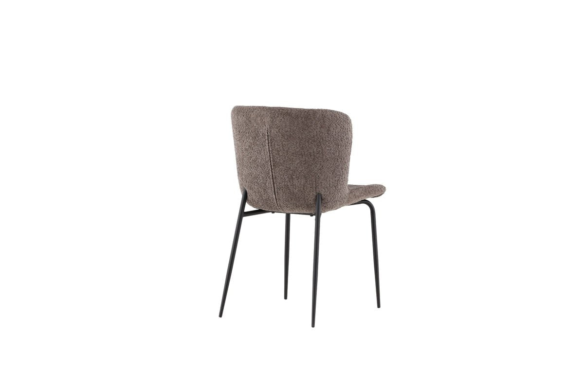 2-piece set - Parisienne chair with soft bouclé