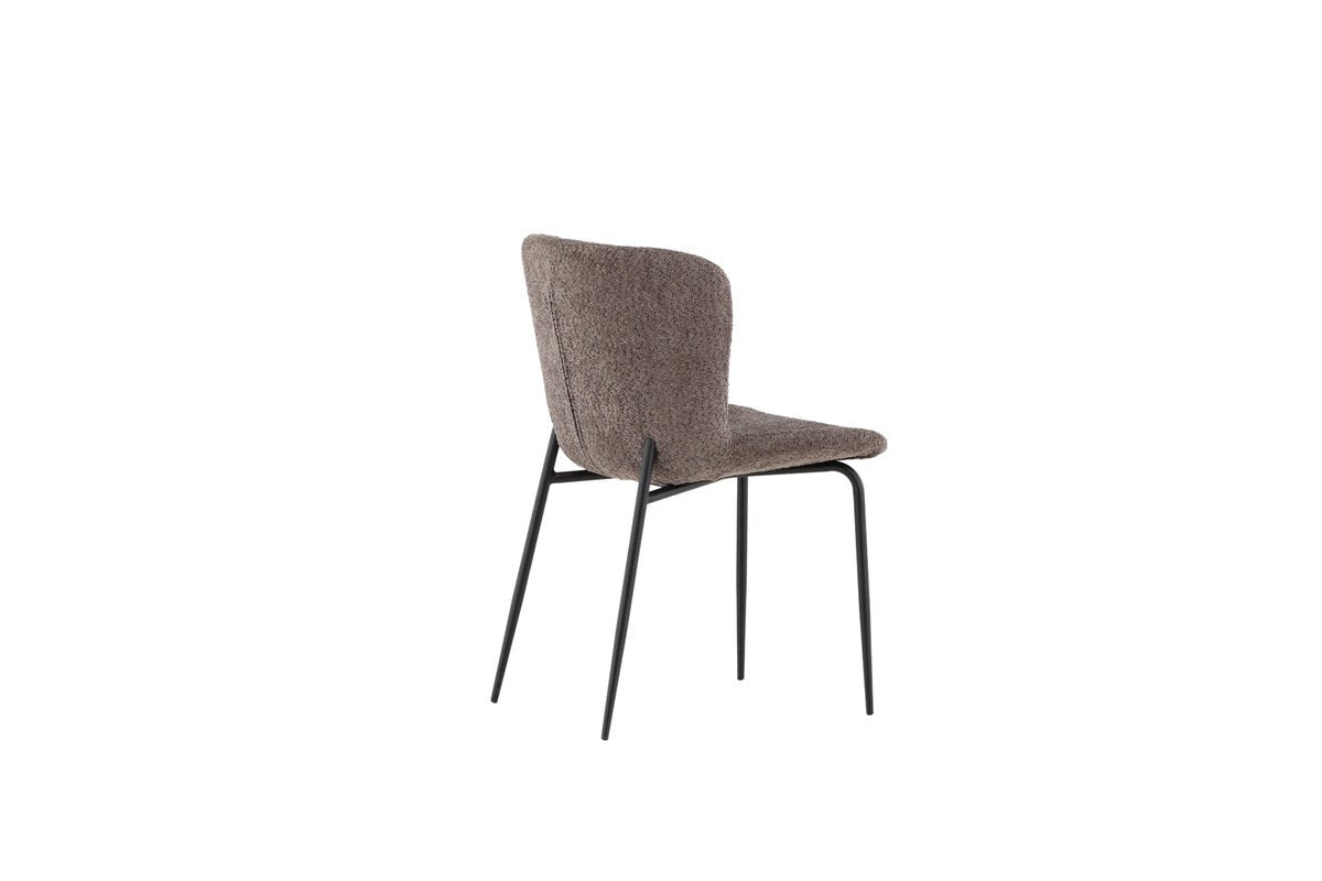 2-piece set - Parisienne chair with soft bouclé