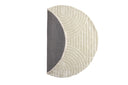 Rug Paco – with ribbed texture made of polyester & cotton