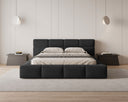 Designer Upholstered Bed Lora Velvet with Storage