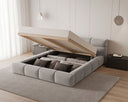 Designer Upholstered Bed Lora Velvet with Storage