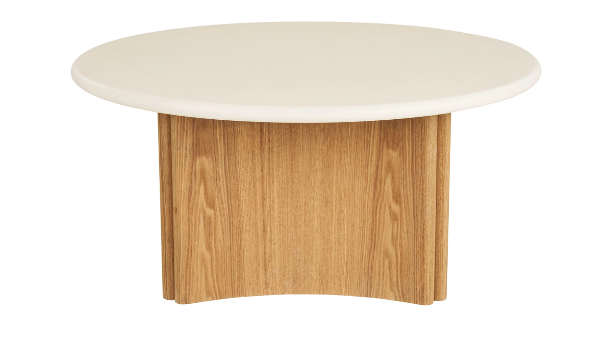 Coffee table Mirabell - in ash wood look