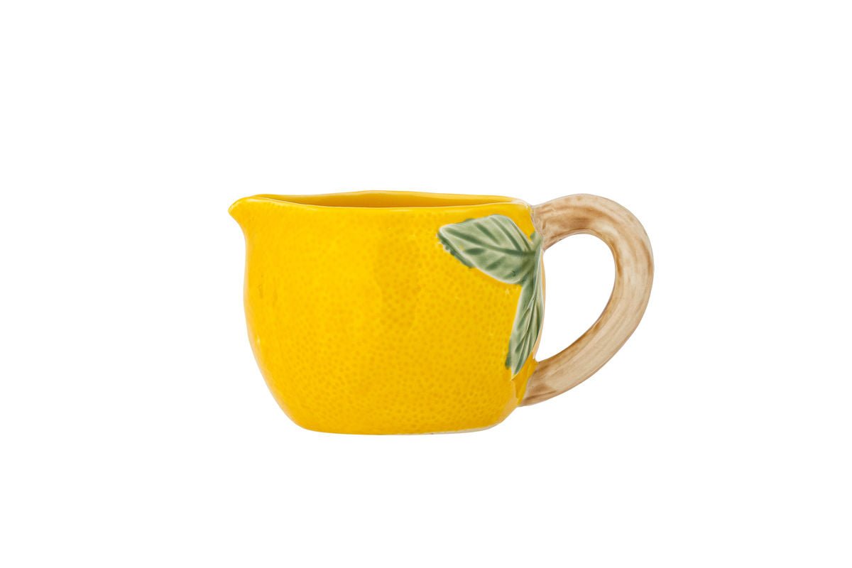 Milk Jug Bibby – Stoneware in Lemon Shape