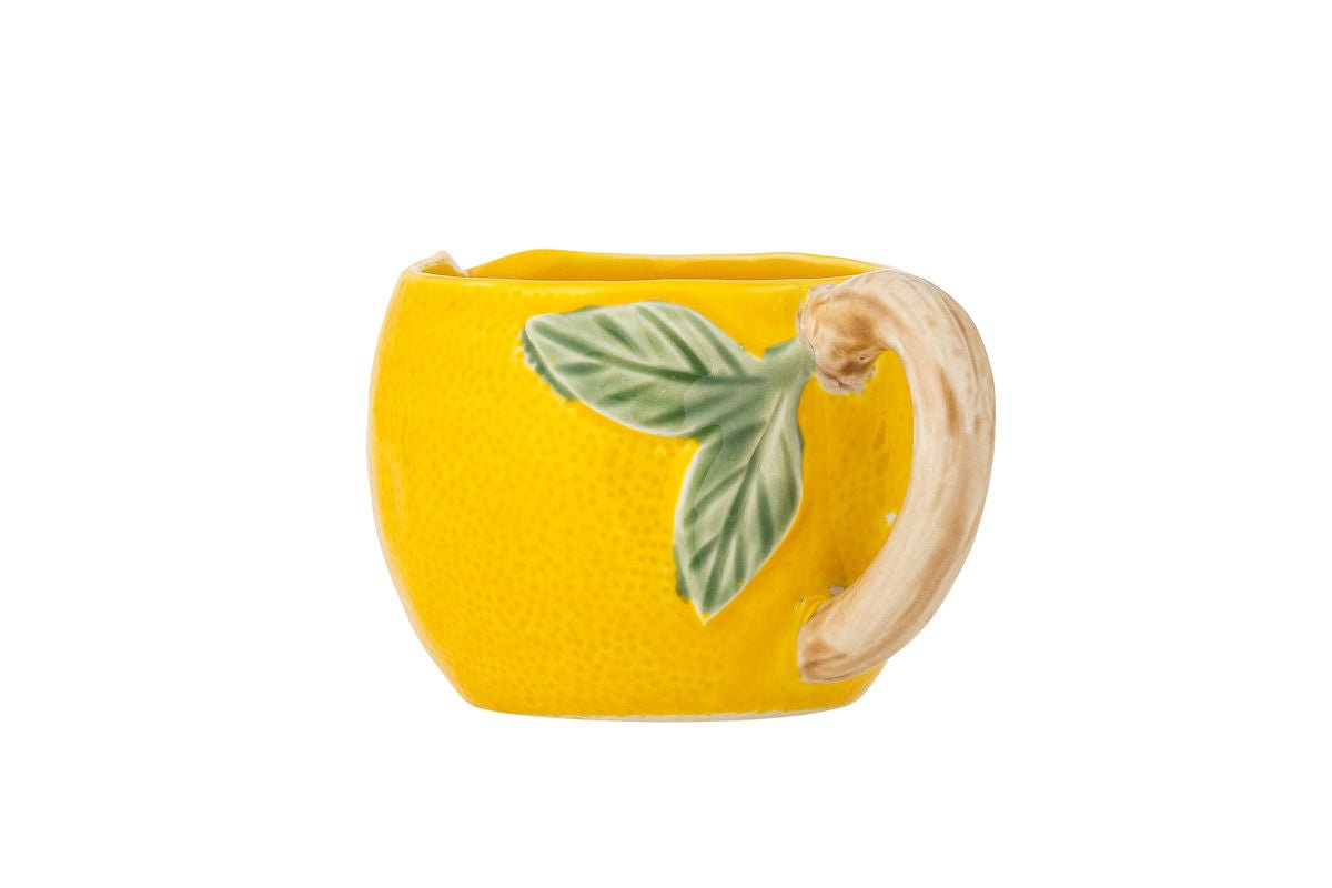 Milk Jug Bibby – Stoneware in Lemon Shape
