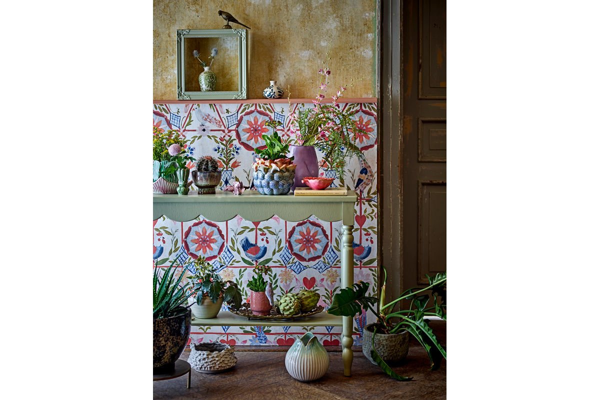 Vase „Sylven“ – Steingut mit reaktiver Glasur