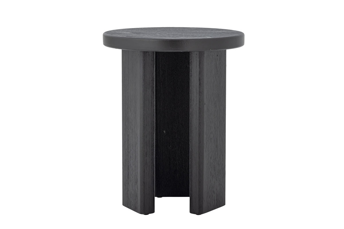 Beistelltisch Arno – Grafisches Design in Schwarz