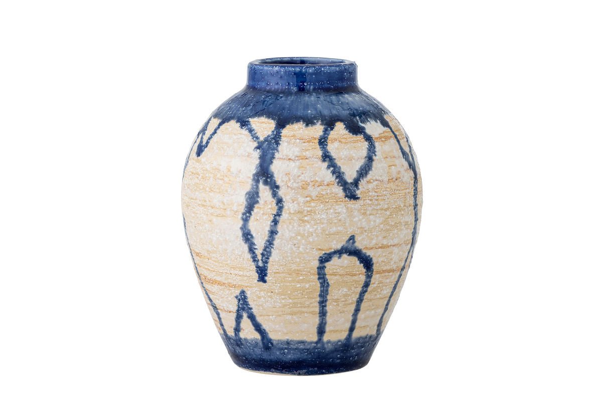 Vase "Avero" – Blue Stoneware