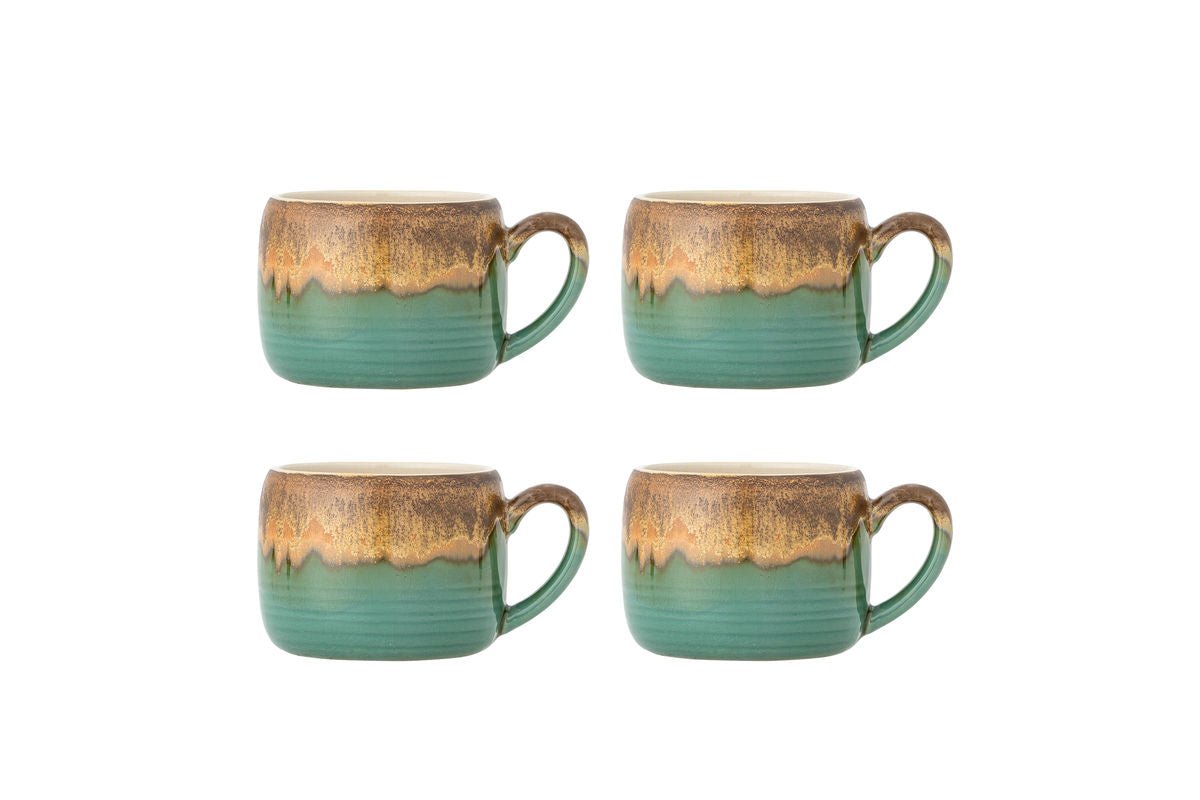 Cup Linea - made of stoneware / 4-piece set multipack