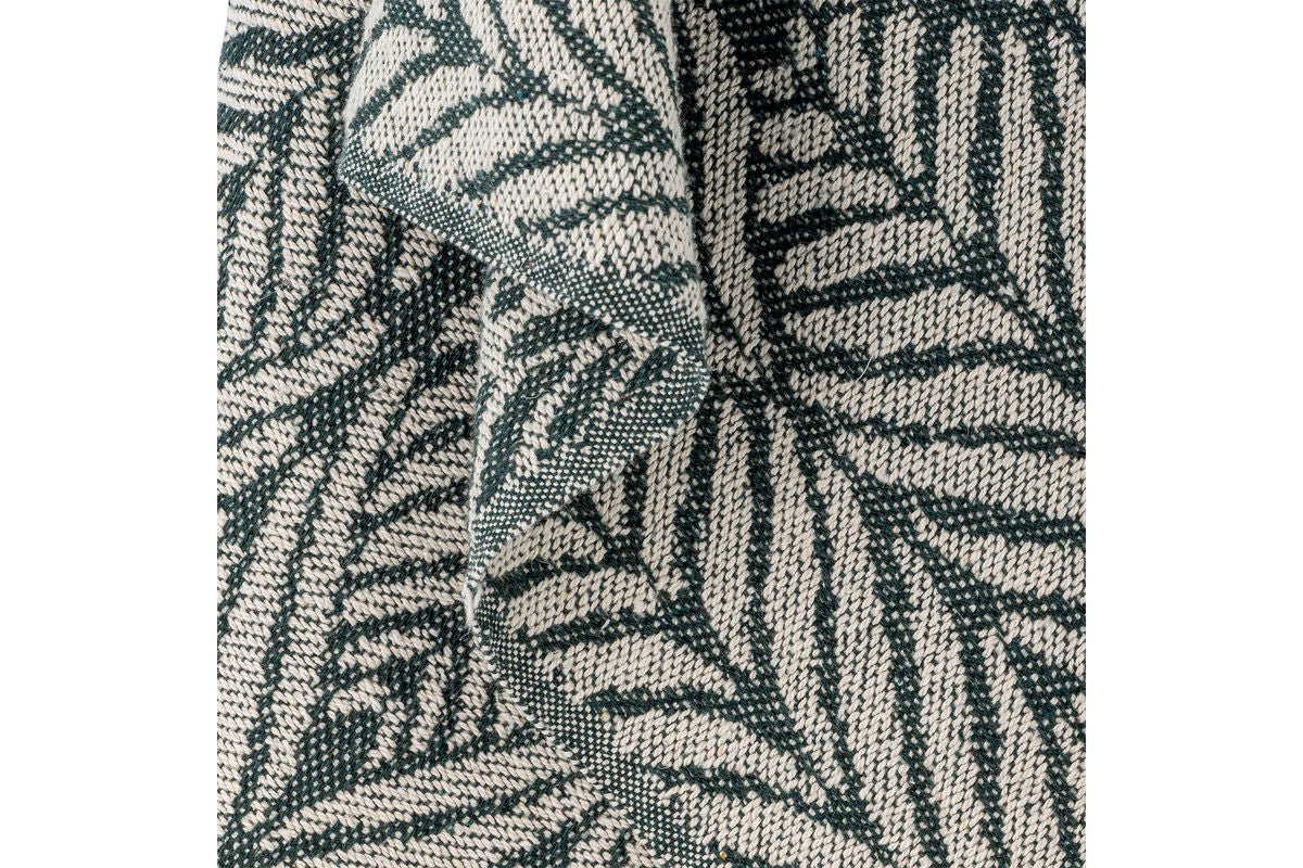 Verdea Bedspread – Recycled Cotton with Leaf Pattern