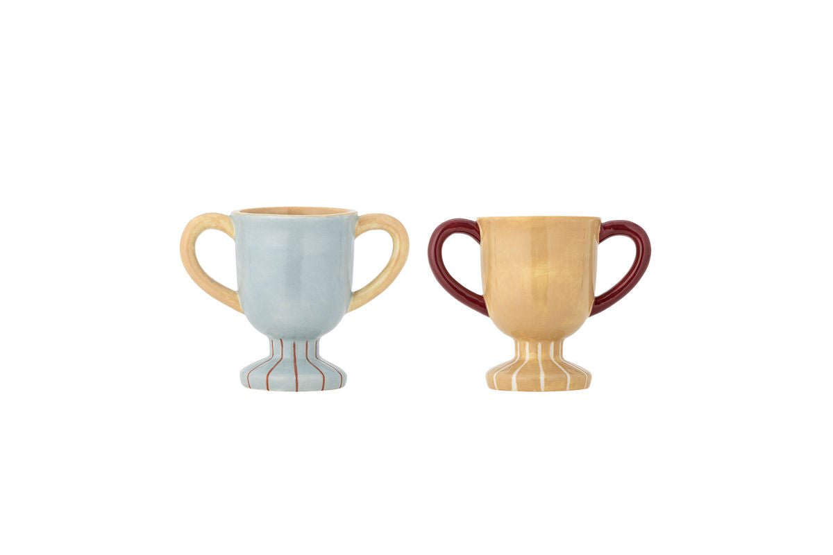 Kinder Becher Xander - 2er Set Kinderbecher in Pokalform mit Sternmotiv