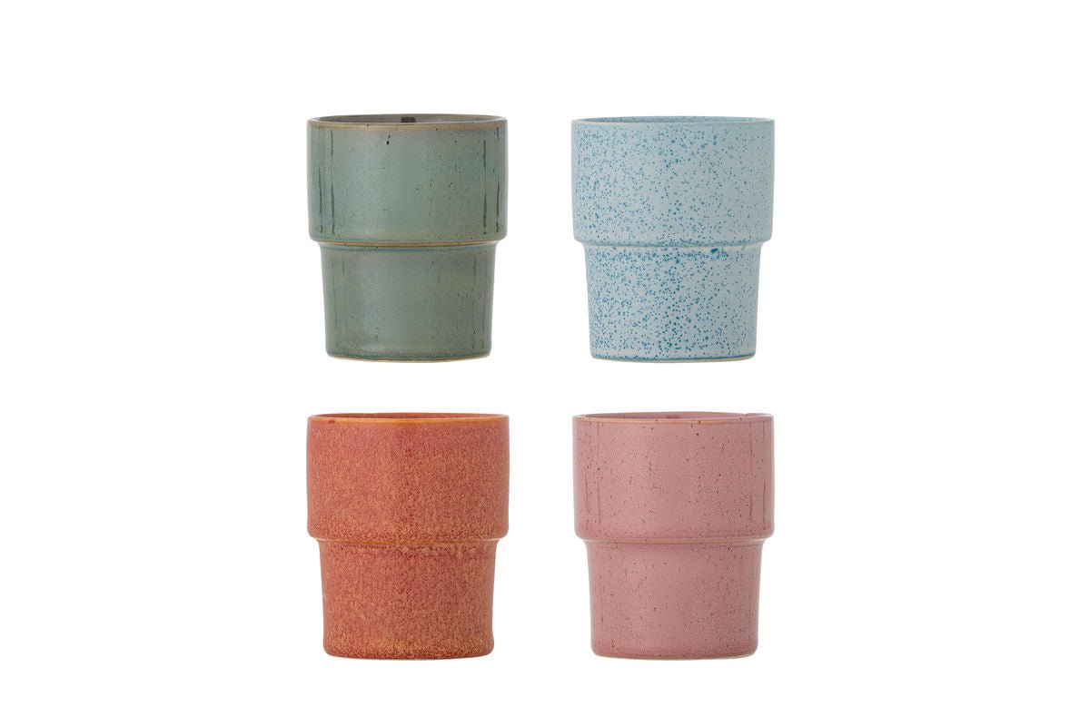 Marola Mug Set – Colorful Stoneware (4-piece)
