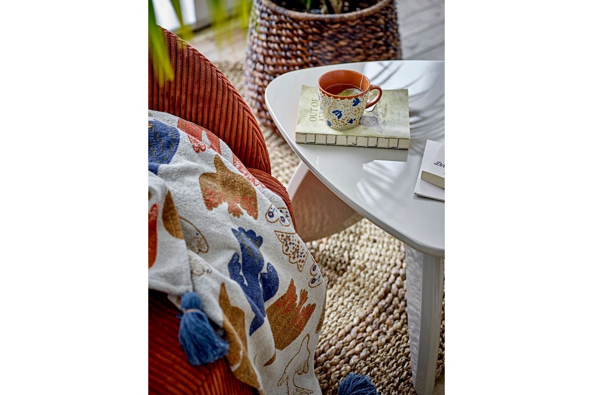 Solana Bedspread – Recycled Cotton with Graphic Pattern