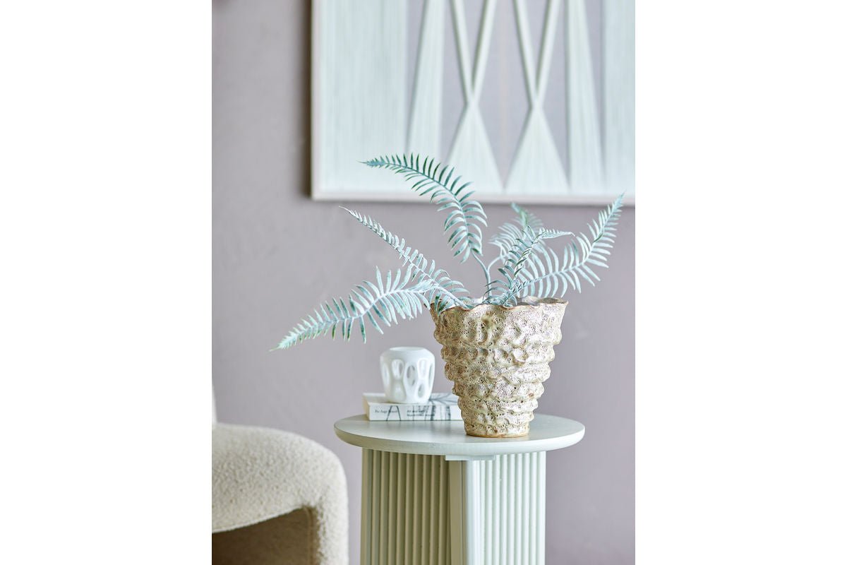 Flower Pot "Eloria" – Light Stoneware