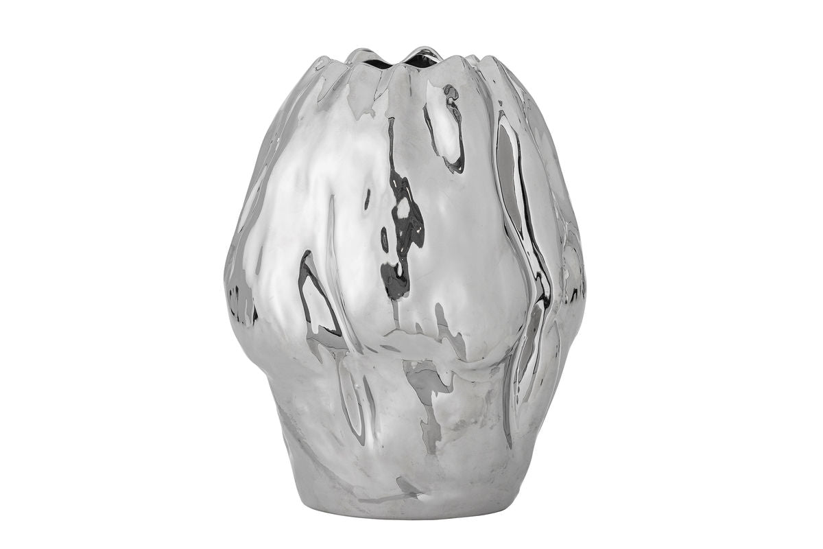 Vase "Argon" – Silver Stoneware