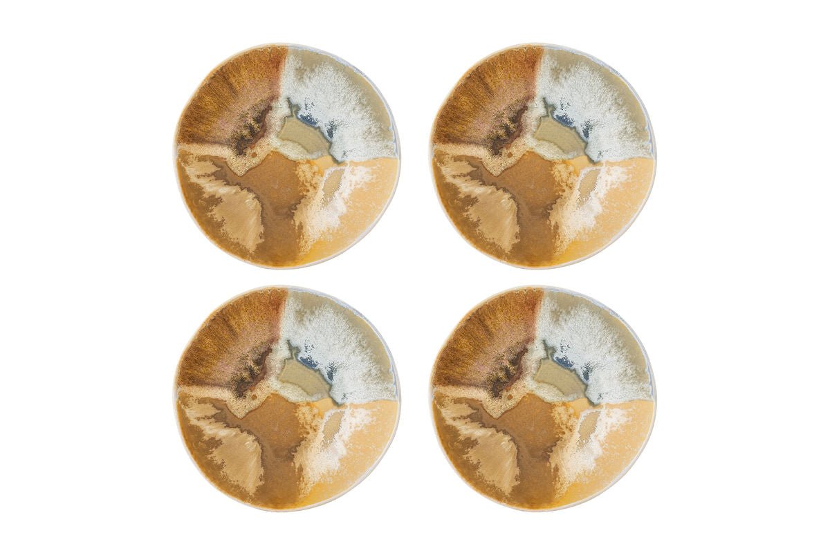 Bowl Set "Limone" – Yellow Stoneware (4-piece)