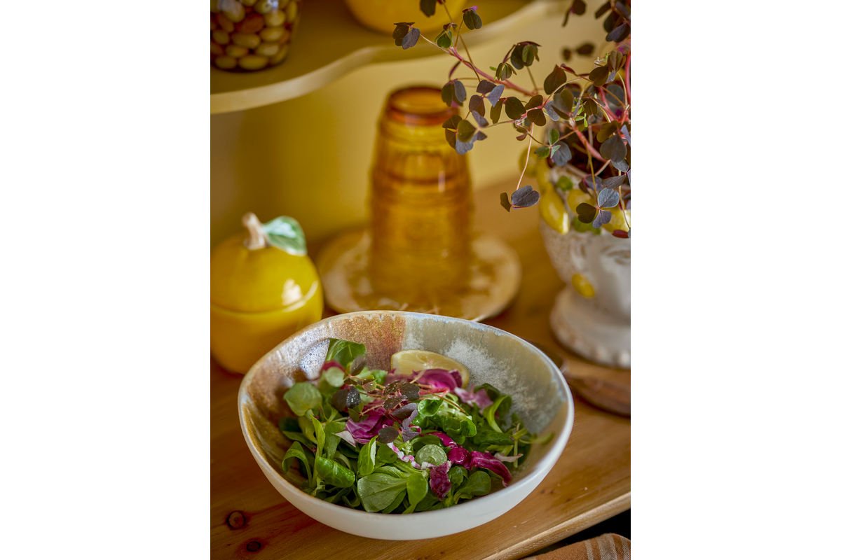 Bowl Set "Limone" – Yellow Stoneware (4-piece)