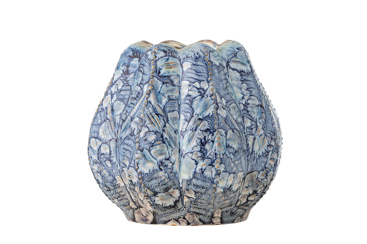 Vase „Marlen“ – Steingut mit reaktiver Glasur