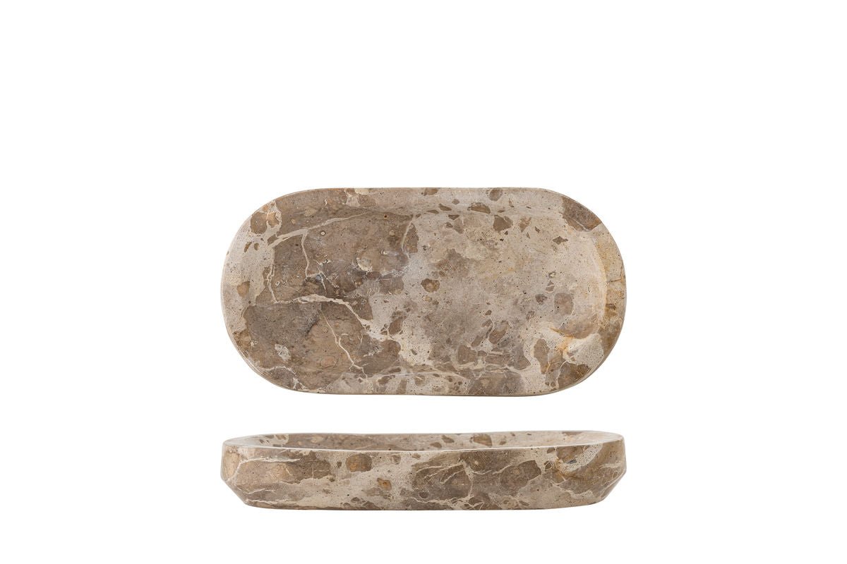 Ardesia Tray – Polished Natural Marble in Light Tone