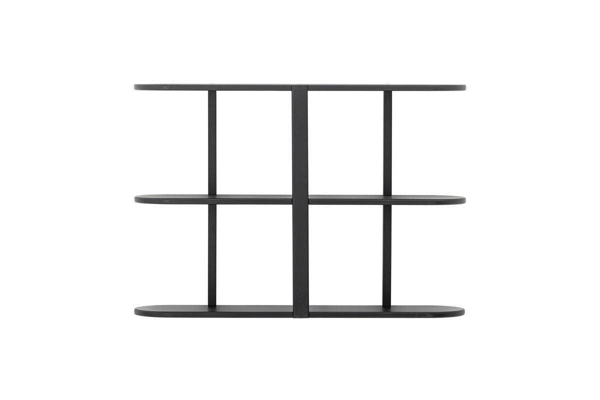 Regal Sombra – Skulpturales Design in Schwarz