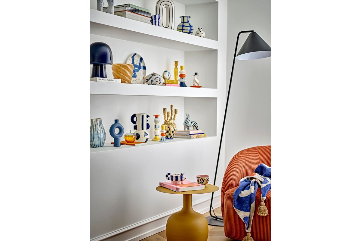 Table lamp Nysa – Glass light in organic mushroom shape