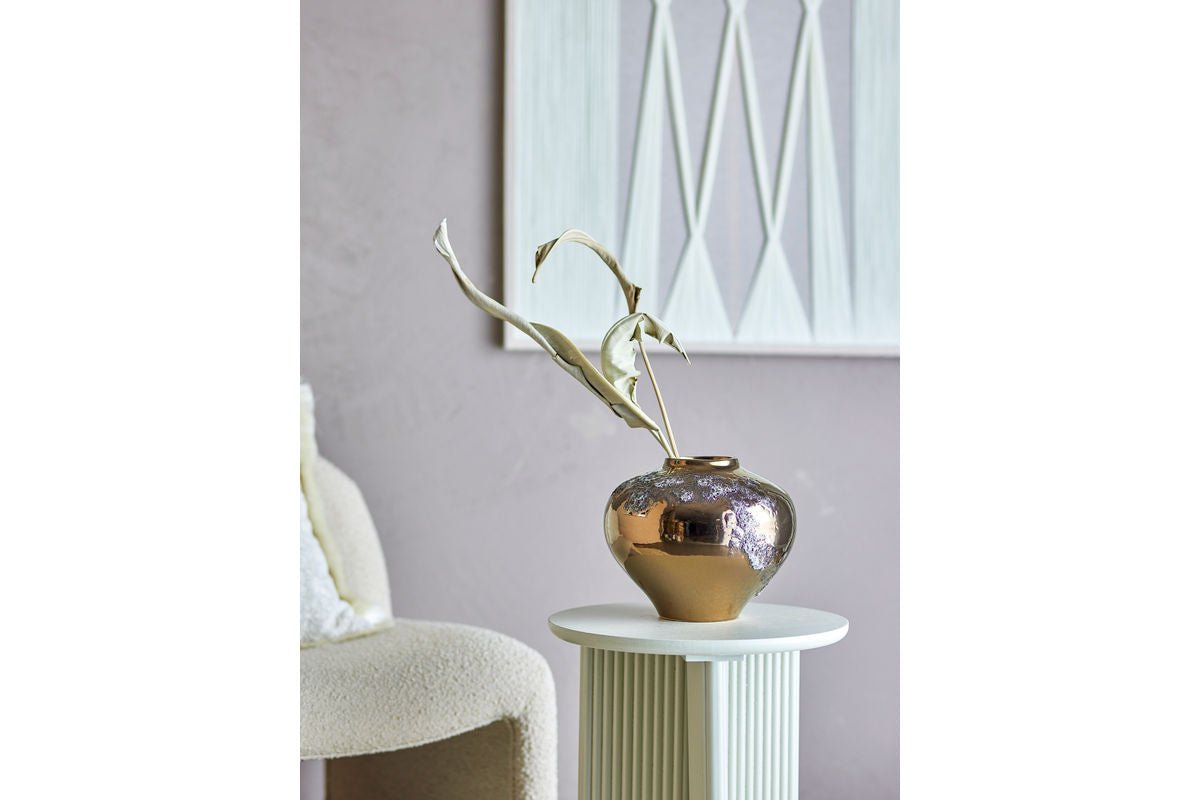 Vase „Golden Scar“ – aus Steingut