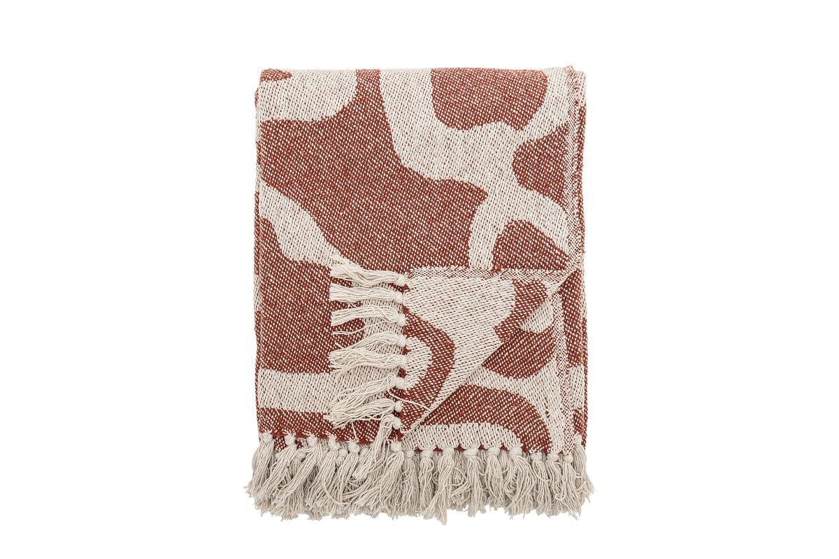 Maris Bedspread – Recycled Cotton with Wave Pattern