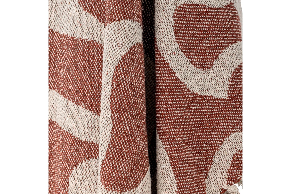 Maris Bedspread – Recycled Cotton with Wave Pattern