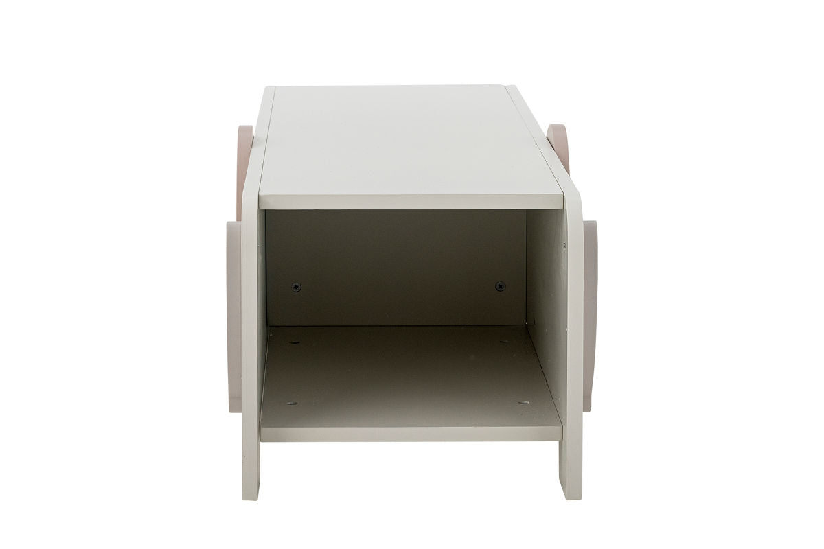 Children's Bench Rob - Elephant Bench with Storage & Shelving Compartments