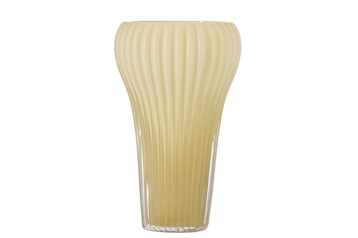 Vase "Solene" – Yellow Glass