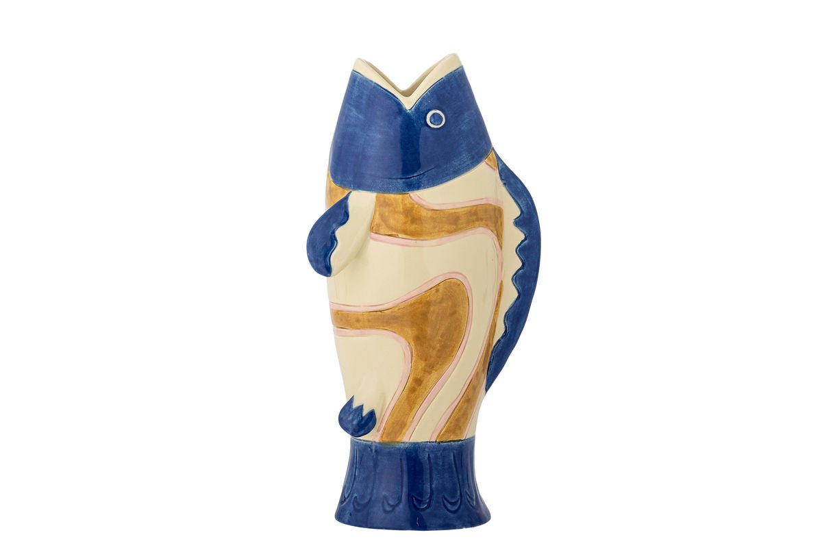 Vase "Maris" – Blue Stoneware