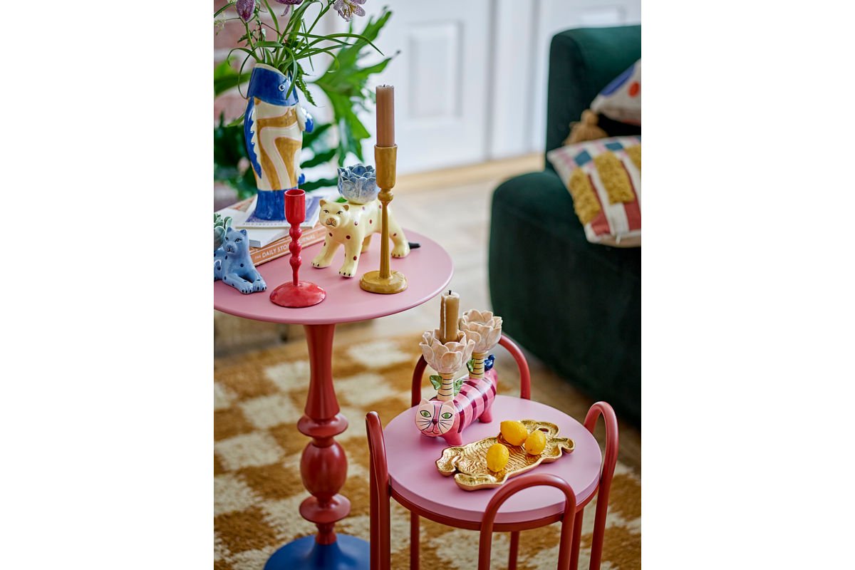 Vase „Maris“ – Blaues Steingut